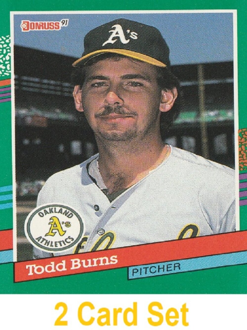 Todd Burns Baseball Card Collection